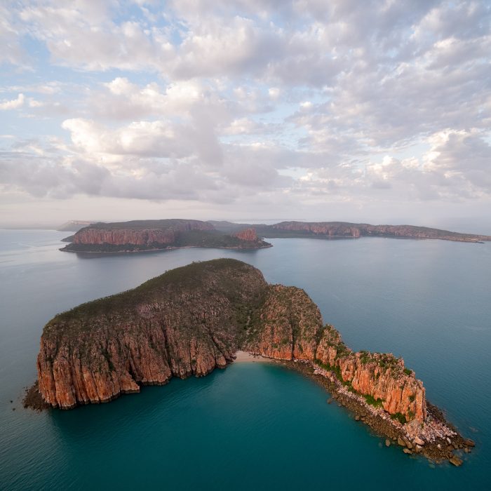 Kimberley Cruise from above